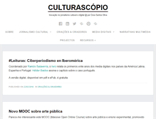Tablet Screenshot of culturascopio.com